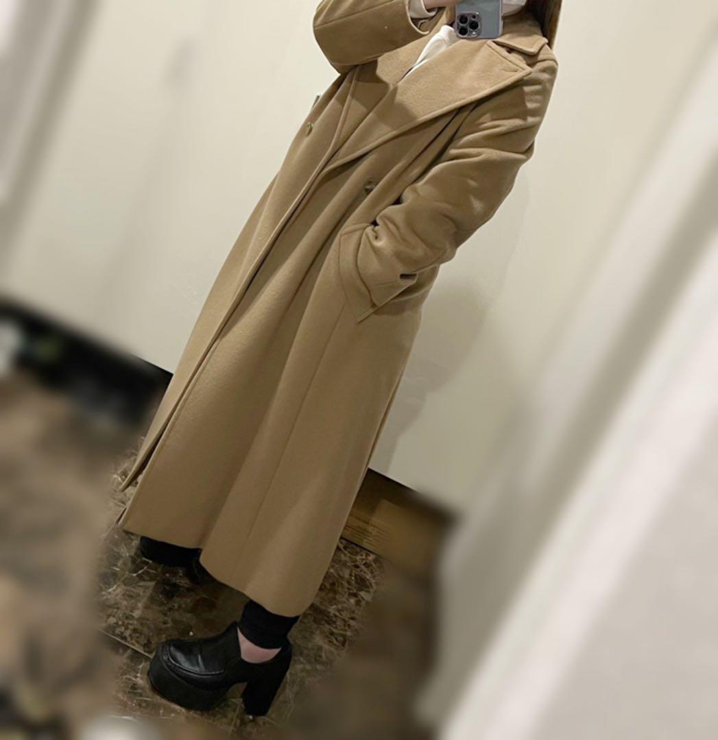 マックスマーラ Max Mara 白タグ 膝下丈コート 36サイズ www