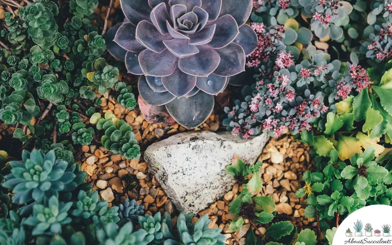 jardín de suculentas